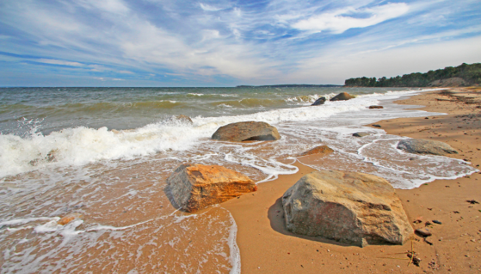 Shoreline of Caumsett State Historic Park Preserve