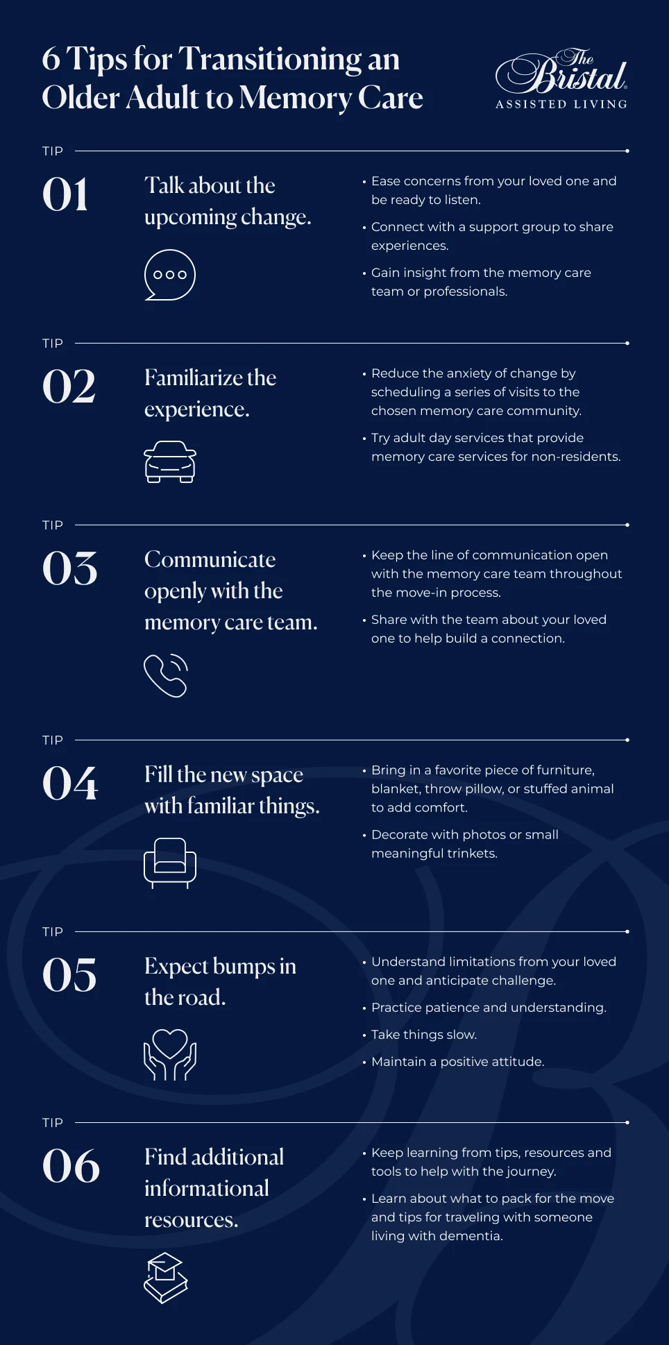6 Tips for Transitioning to Memory Care