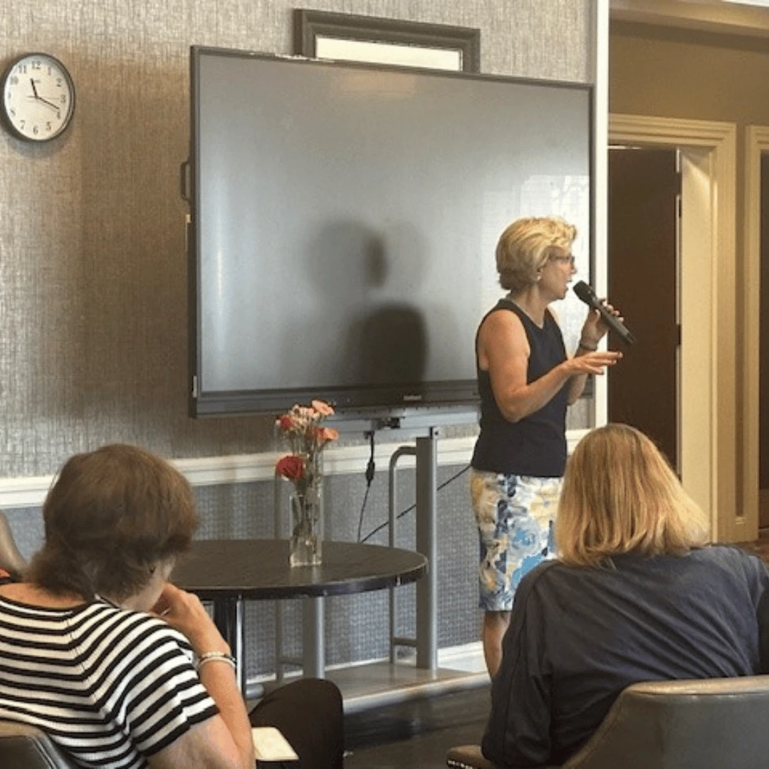 A lively conversation ensued between the Senator and seniors on important issues.