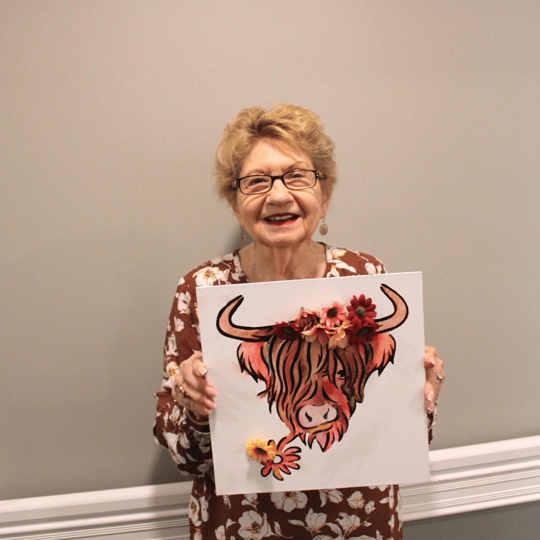 Displaying Cow Art for National Cow Appreciation Day in Somerset