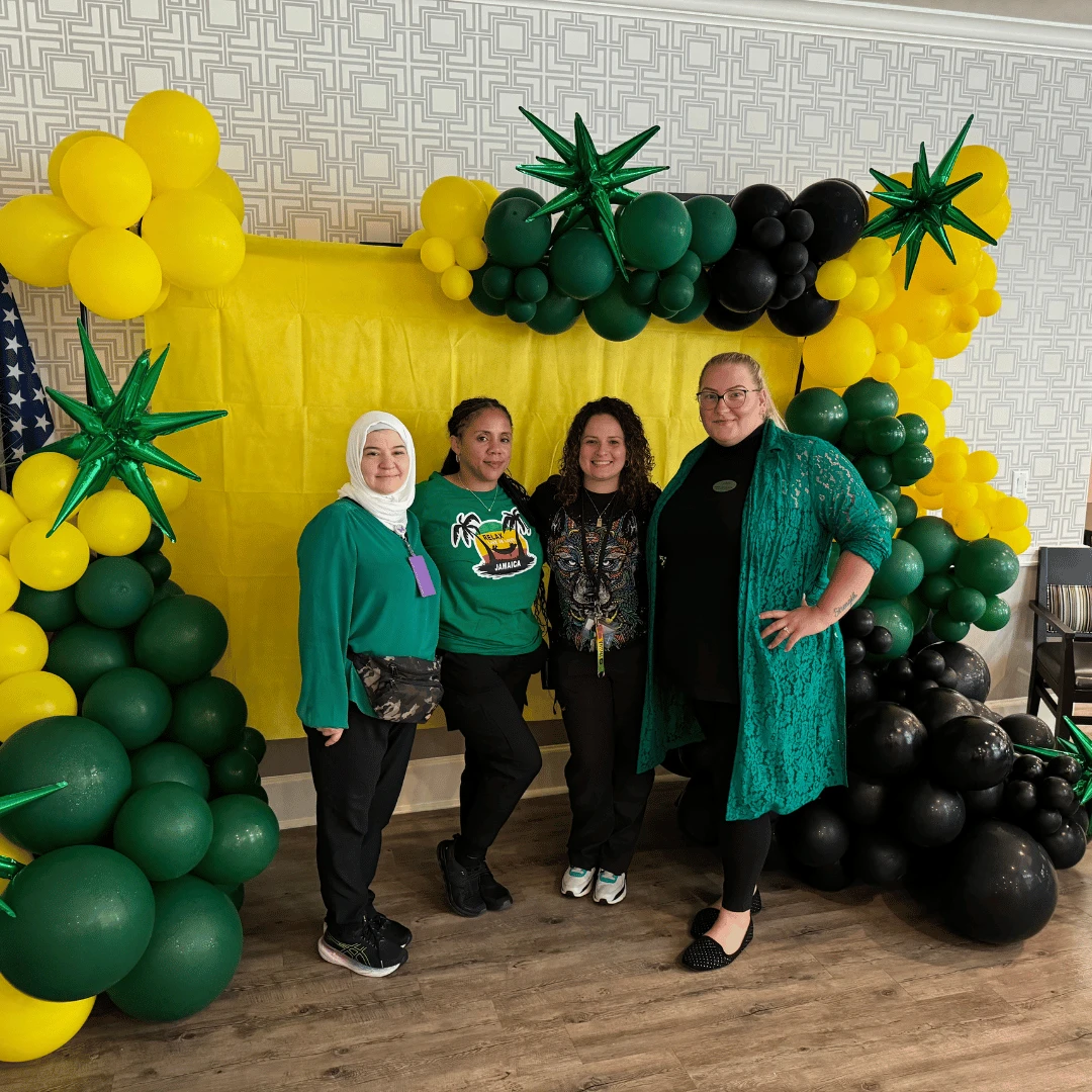 Residents and team members celebrated the 62nd annual Jamaica Independence Day.