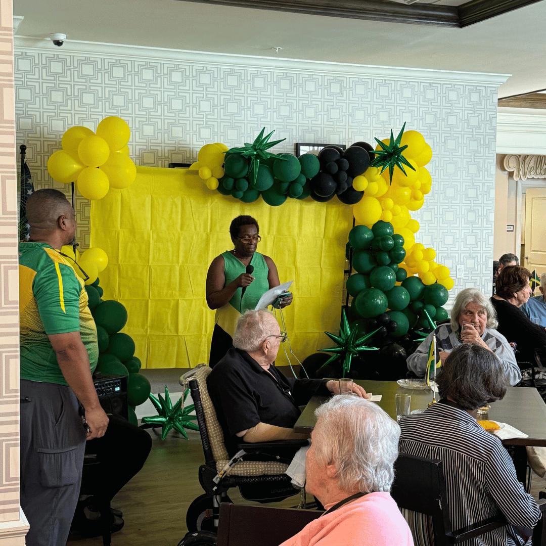 Residents learned about Jamaica's history at the Independence Day celebration.