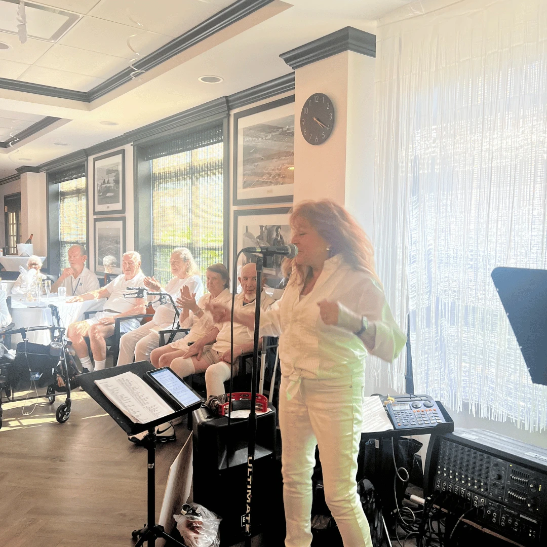 Singer Denice Given performed at The Bristal at Garden City for the 2nd Annual event.