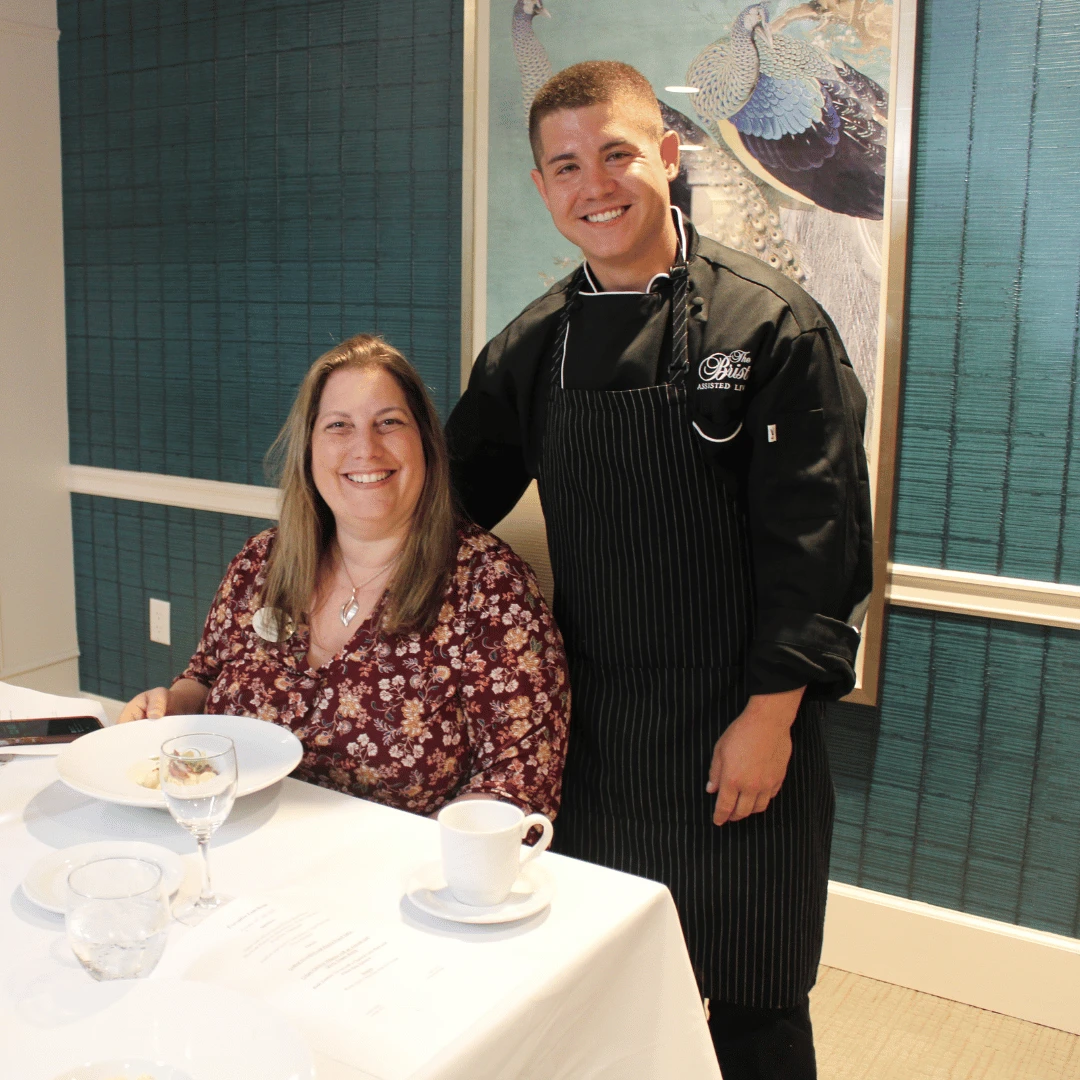 Executive Director Gina Young and Executive Chef Matthew Quiles hosted the Executive Luncheon.