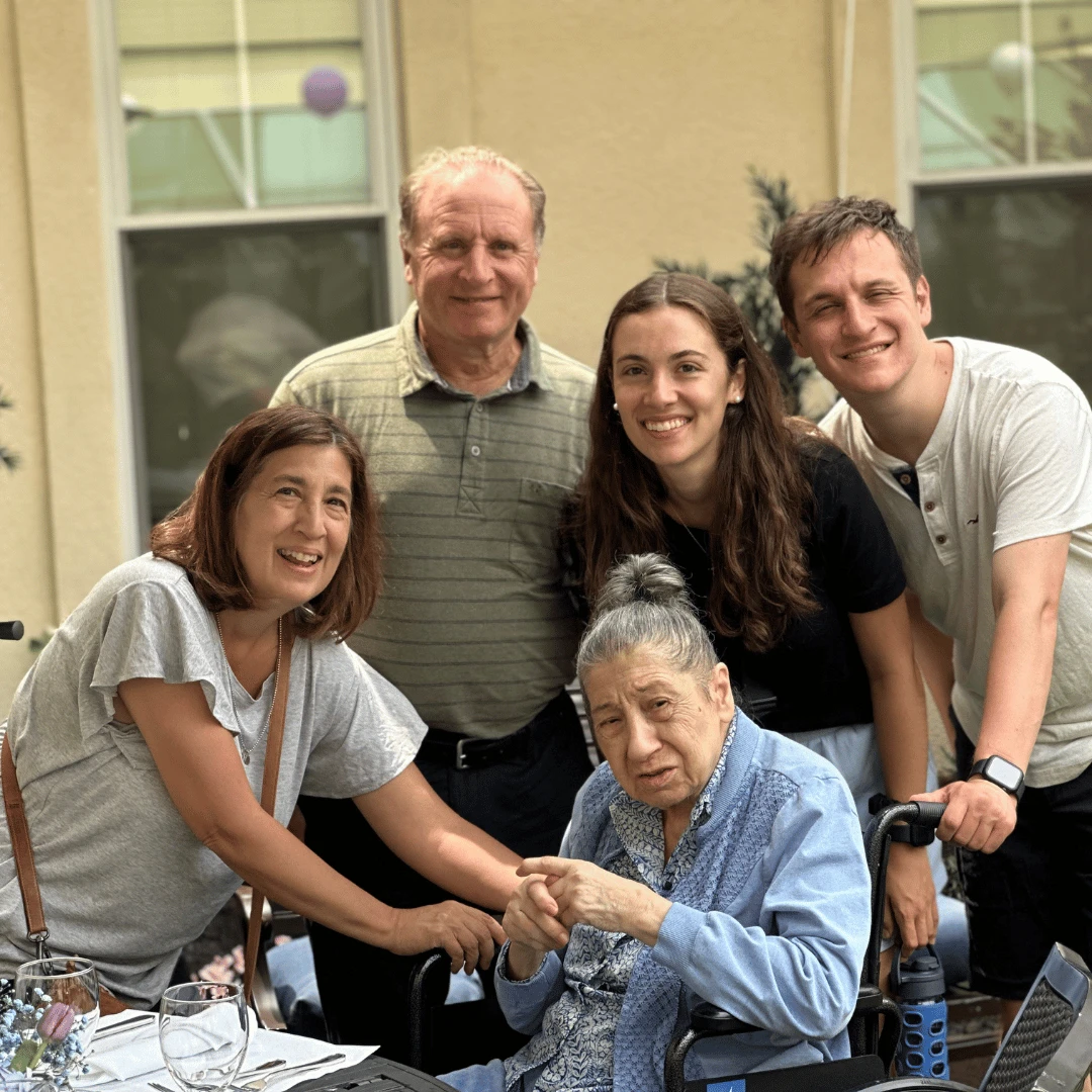 A lovely afternoon BBQ lunch was enjoyed by family and friends of Reflections residents in White Plains.