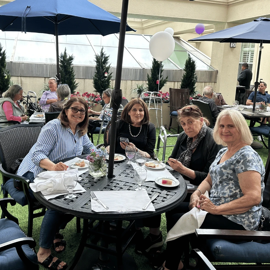 A lovely BBQ lunch was enjoyed by Reflections residents and their family and friends.