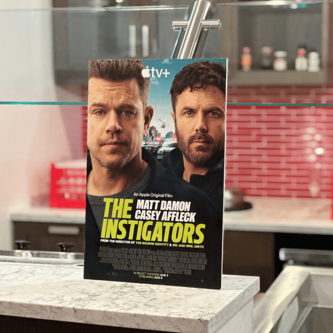 The Apple TV Blockbuster hit, The Instigators, starring Matt Damon and Casey Affleck, also features White Plains resident Terry Liebman.