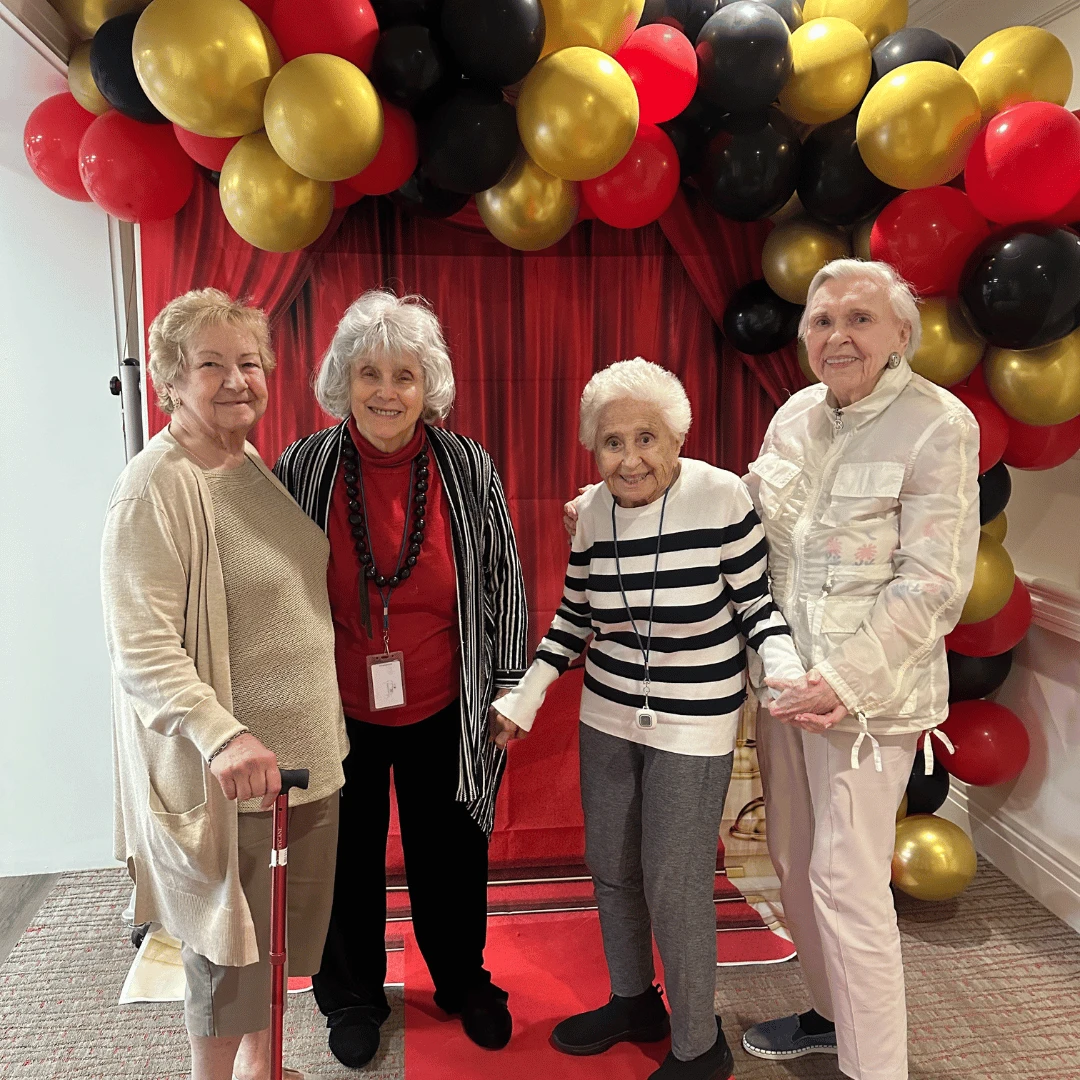 Residents of The Bristal at White Plains walked the red carpet in celebration of the movie premier starring their fellow resident.