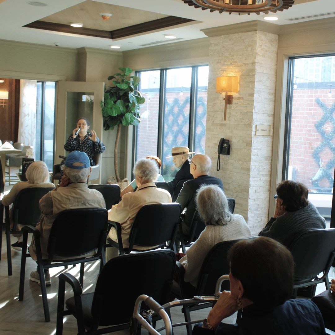 Many residents attended the Signature Series at The Bristal.