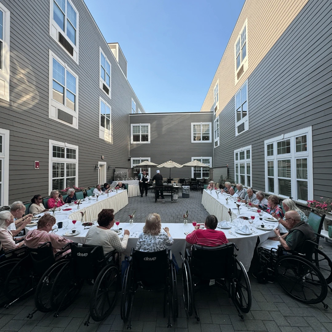 Many residents of The Bristal at Wayne attended the dinner in honor of Assisted Living Week.
