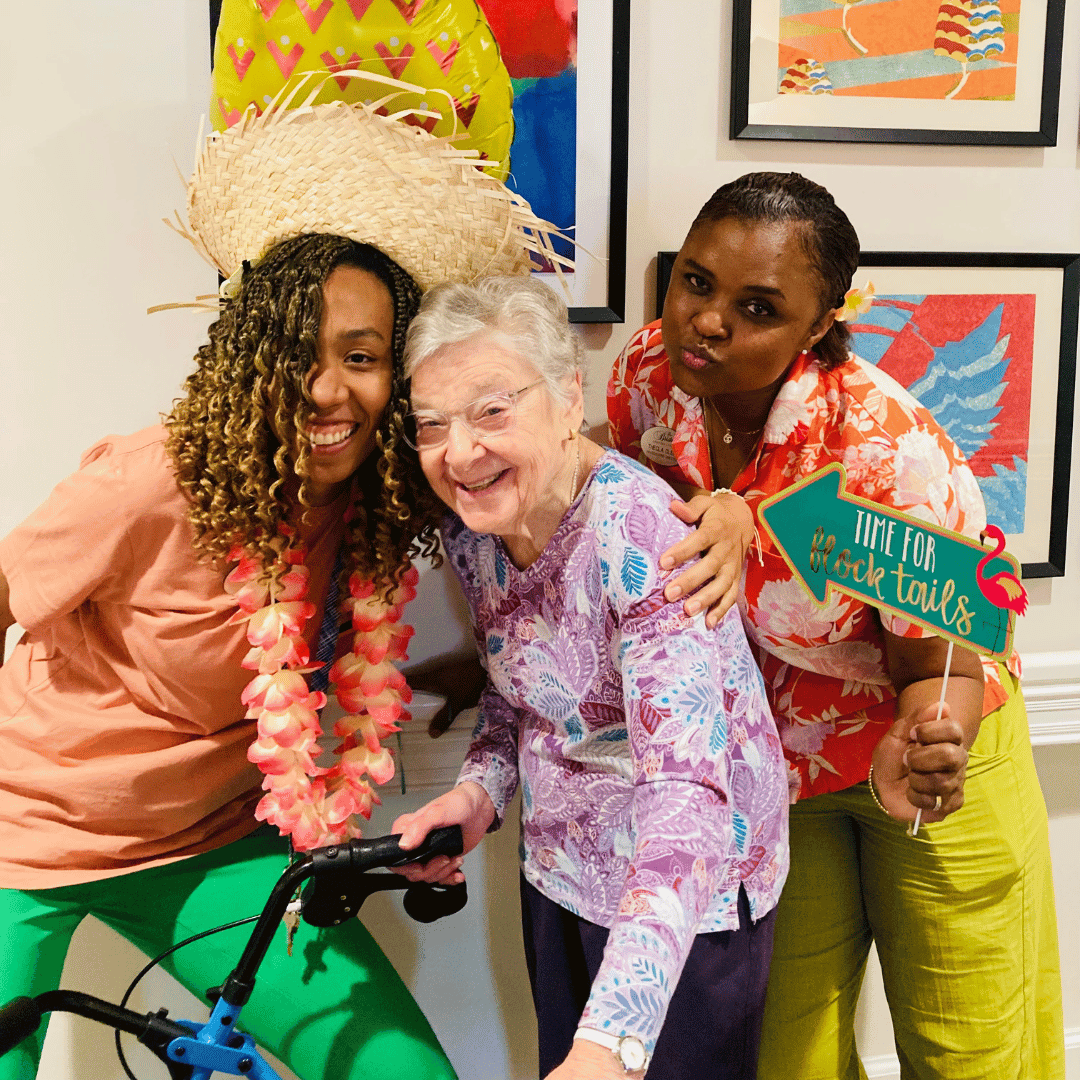 Festive luau fun at The Bristal Assisted Living at Garden City!
