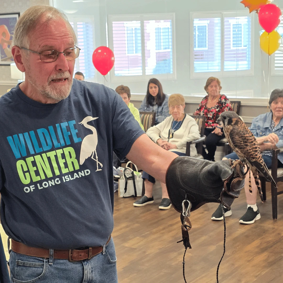 The LI Wildlife Center hosted an interactive, educational wildlife exhibit for Grandparents Day.