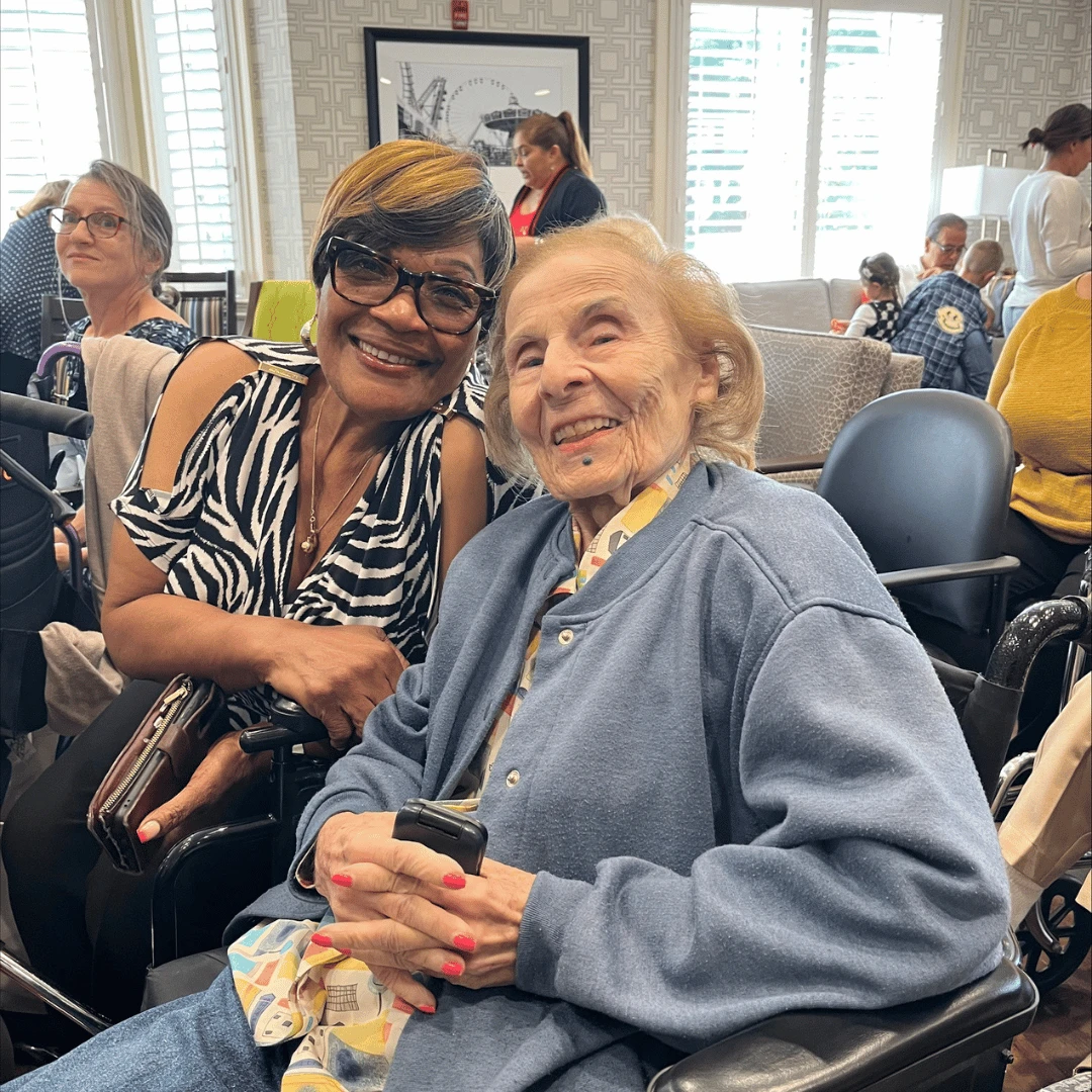 Residents and their family members in North Hills celebrated Grandparents Day.