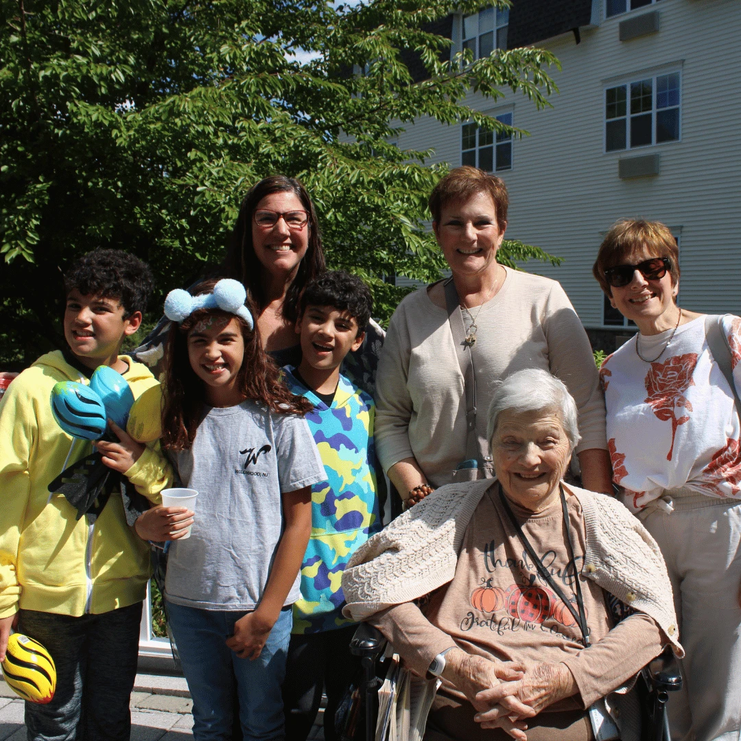 Generations of family members gathered together to celebrate grandparents and their special place in our lives.