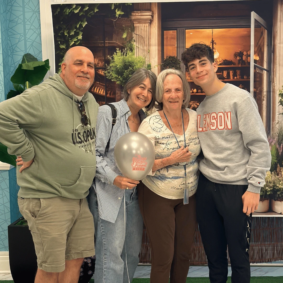 Families gathered together to snap photo mementos for Grandparents Day at White Plains.