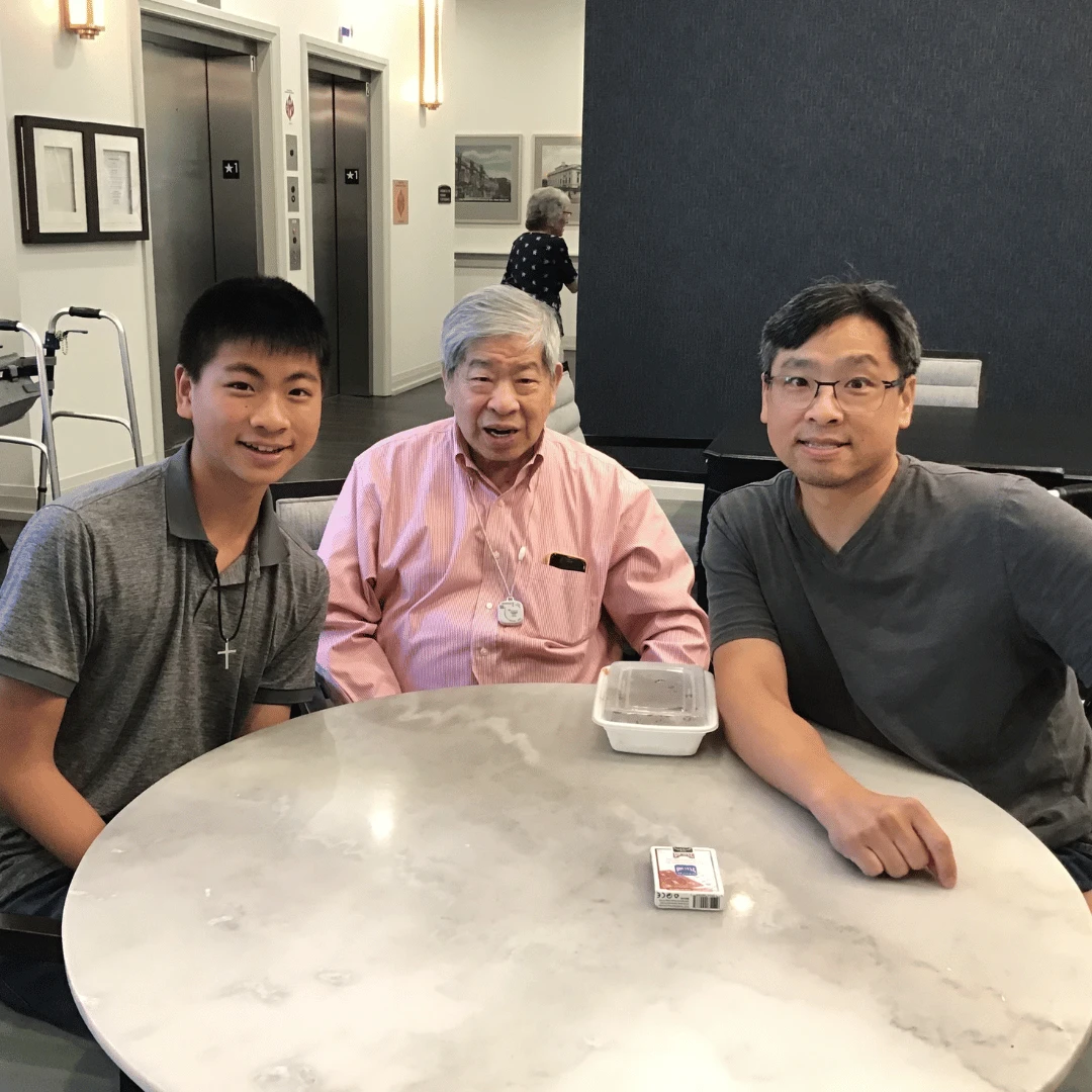 Families gathered together to celebrate Grandparents Day at Waldwick.
