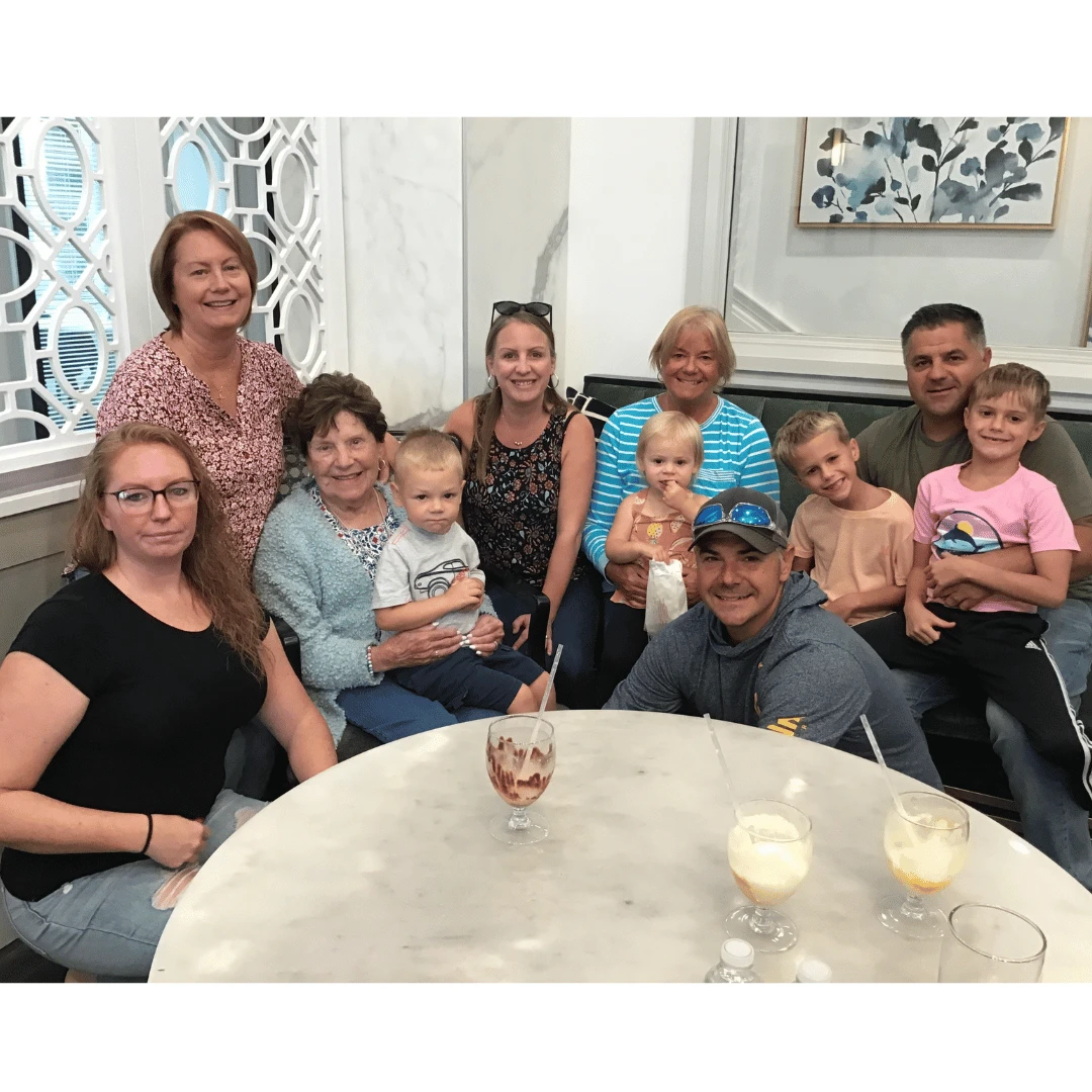 Generations gathered together at The Bristal Assisted Living at Waldwick. 