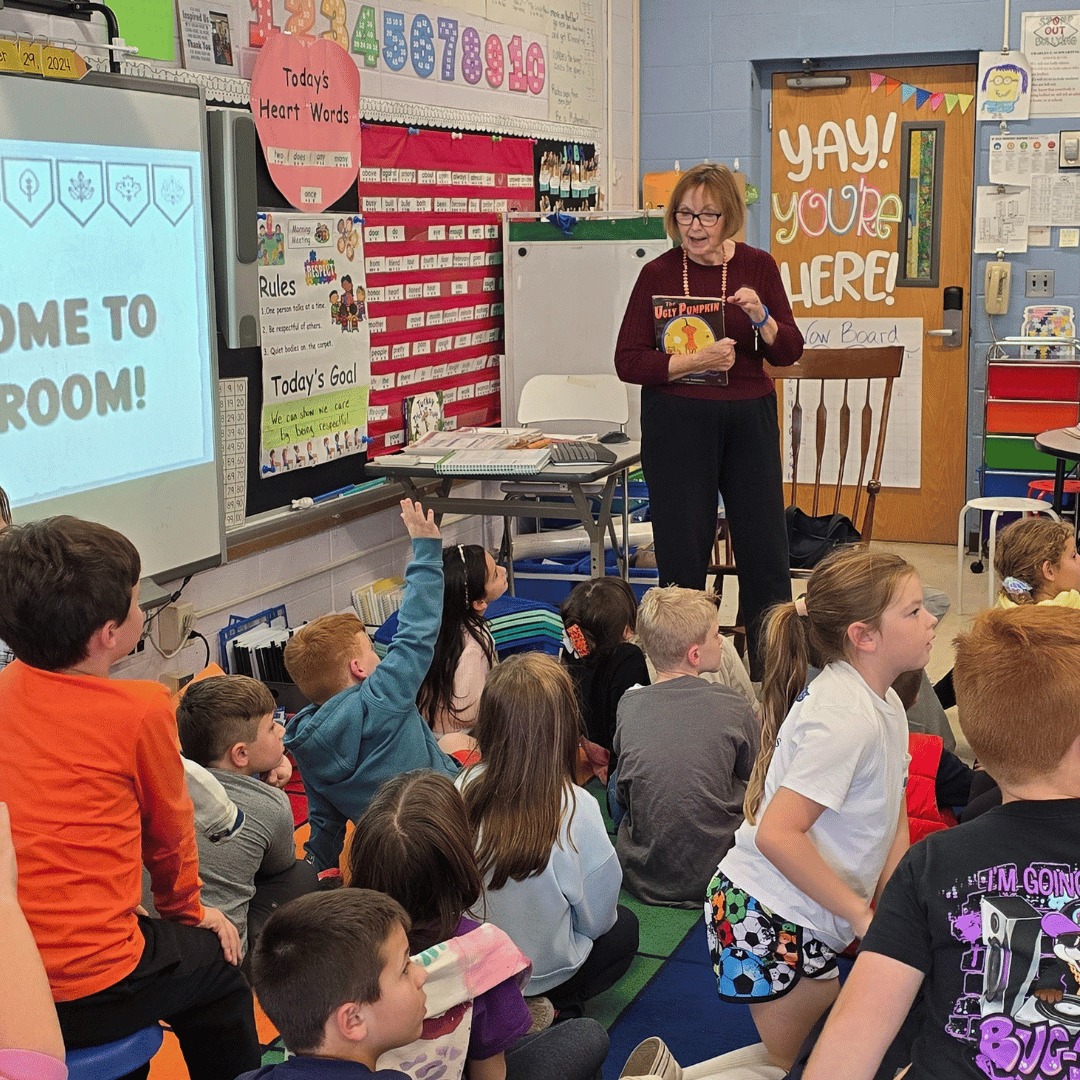 Residents and students enjoyed storytime and look forward to their next visit!