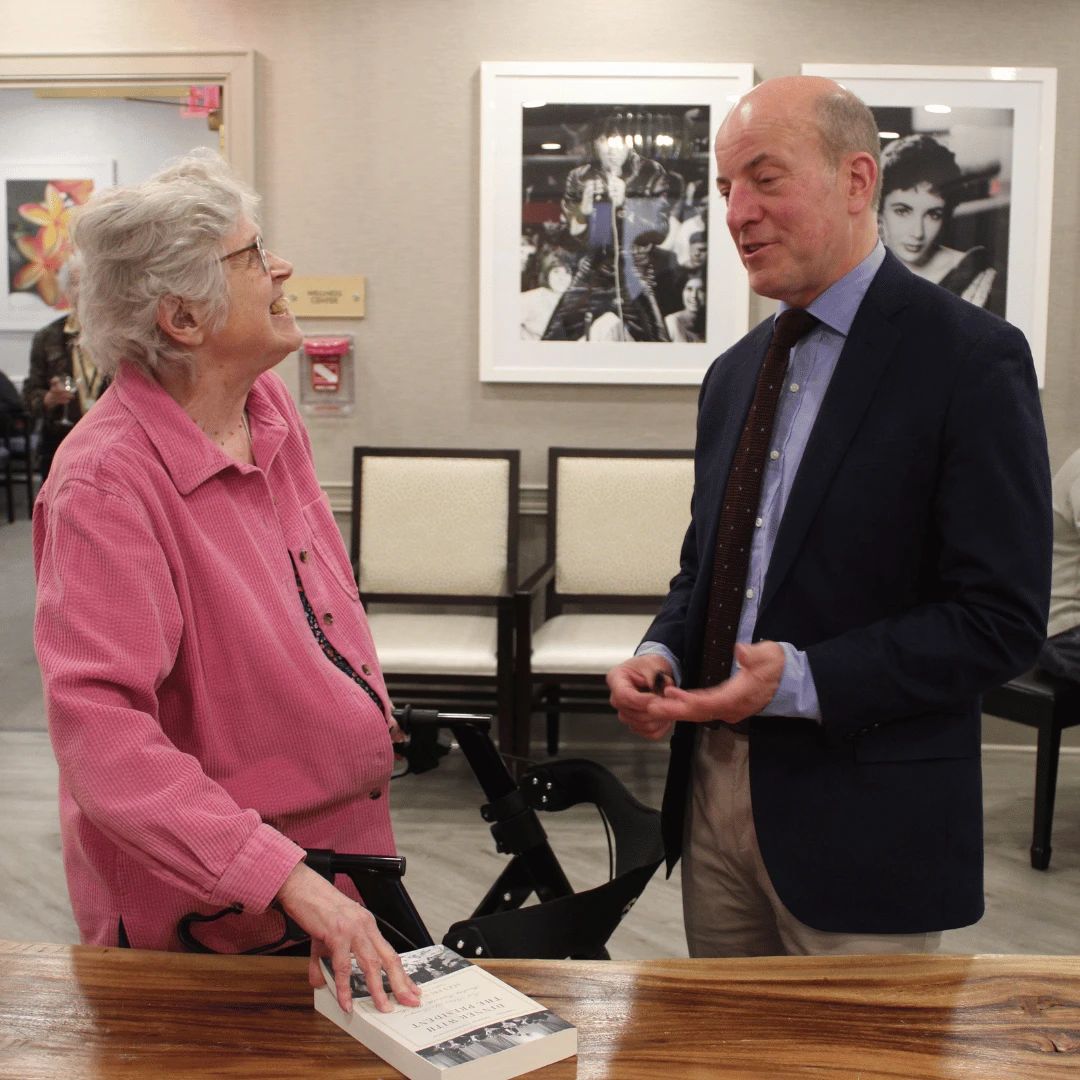 Author Alex Prud'homme discusses Presidential Plates with York Avenue resident