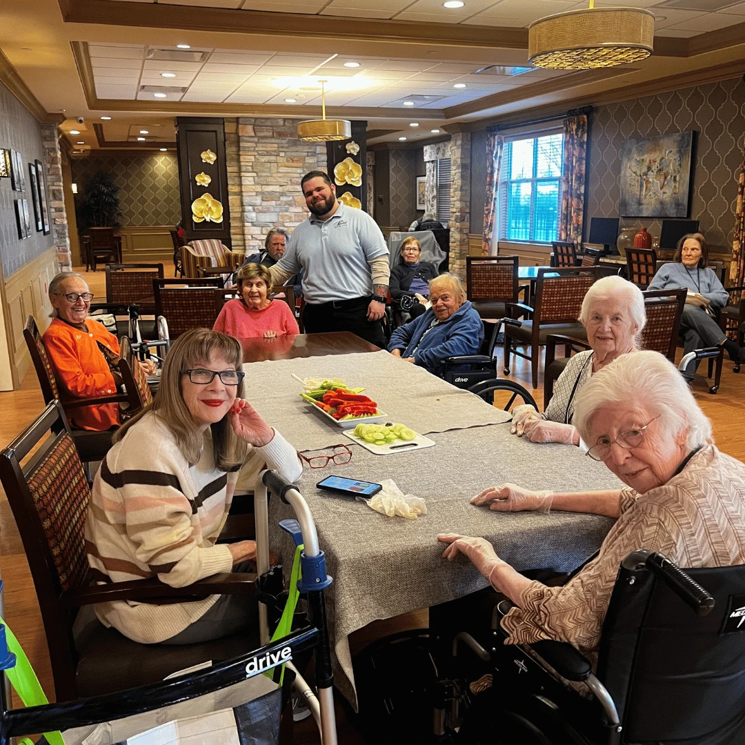 The social hour meet-up at Lake Grove was about AI tech and learning.