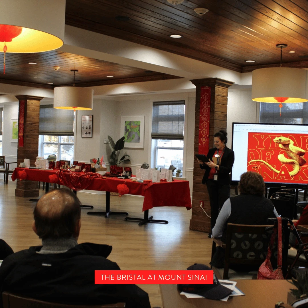 The Bristal at Mount Sinai hosted a trivia contest where residents could win prizes to celebrate the year of the Snake