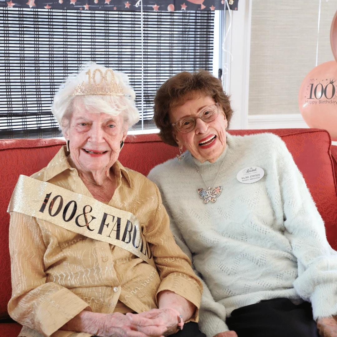 Resident of The Bristal turns 100 and celebrates with friends
