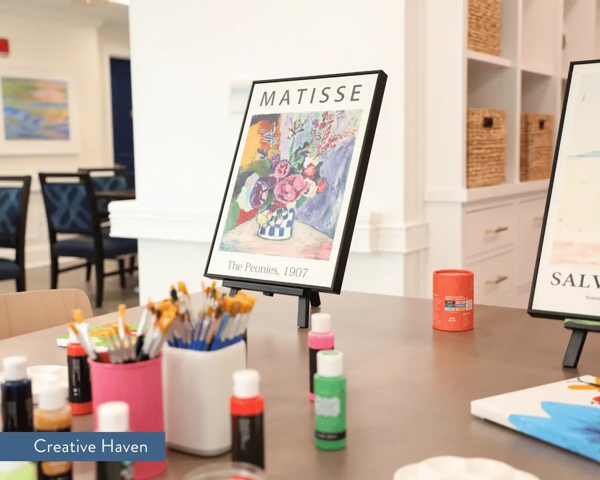 The Creative Haven art studio at The Bristal at York Avenue