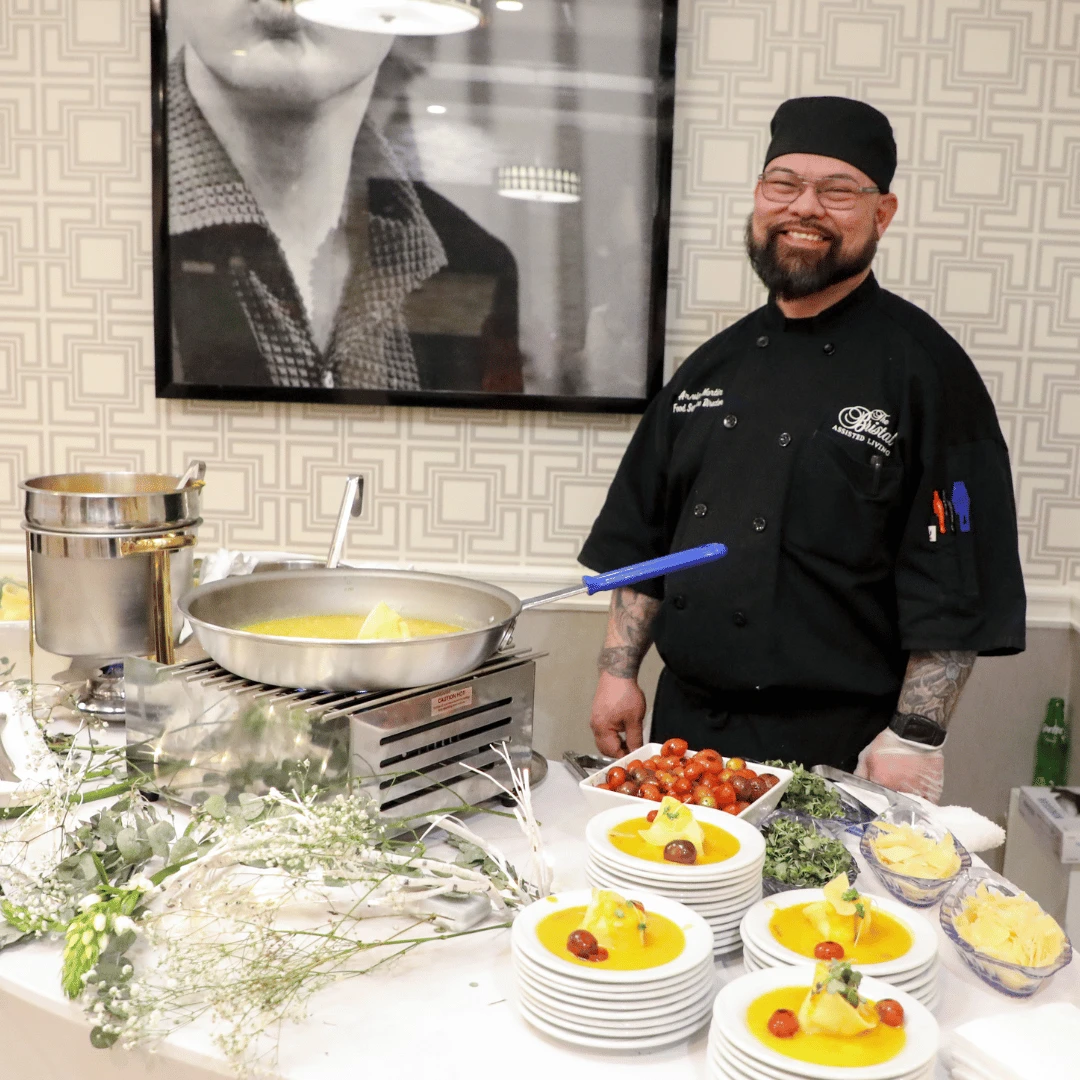 The Bristal at Wayne Celebrates 5 Years - Chef at Action Station 