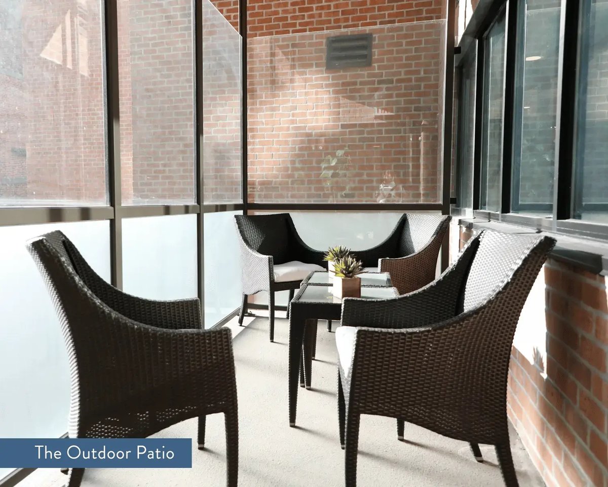 The Outdoor Patio at The Bristal at York Avenue