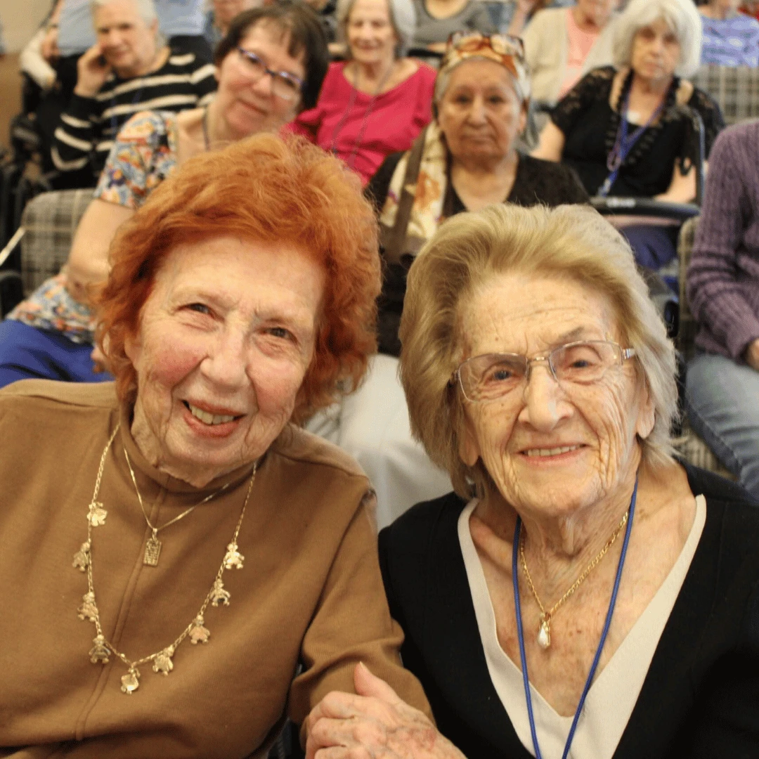Residents of The Bristal Assisted Living enjoying the International Womens Day Panel