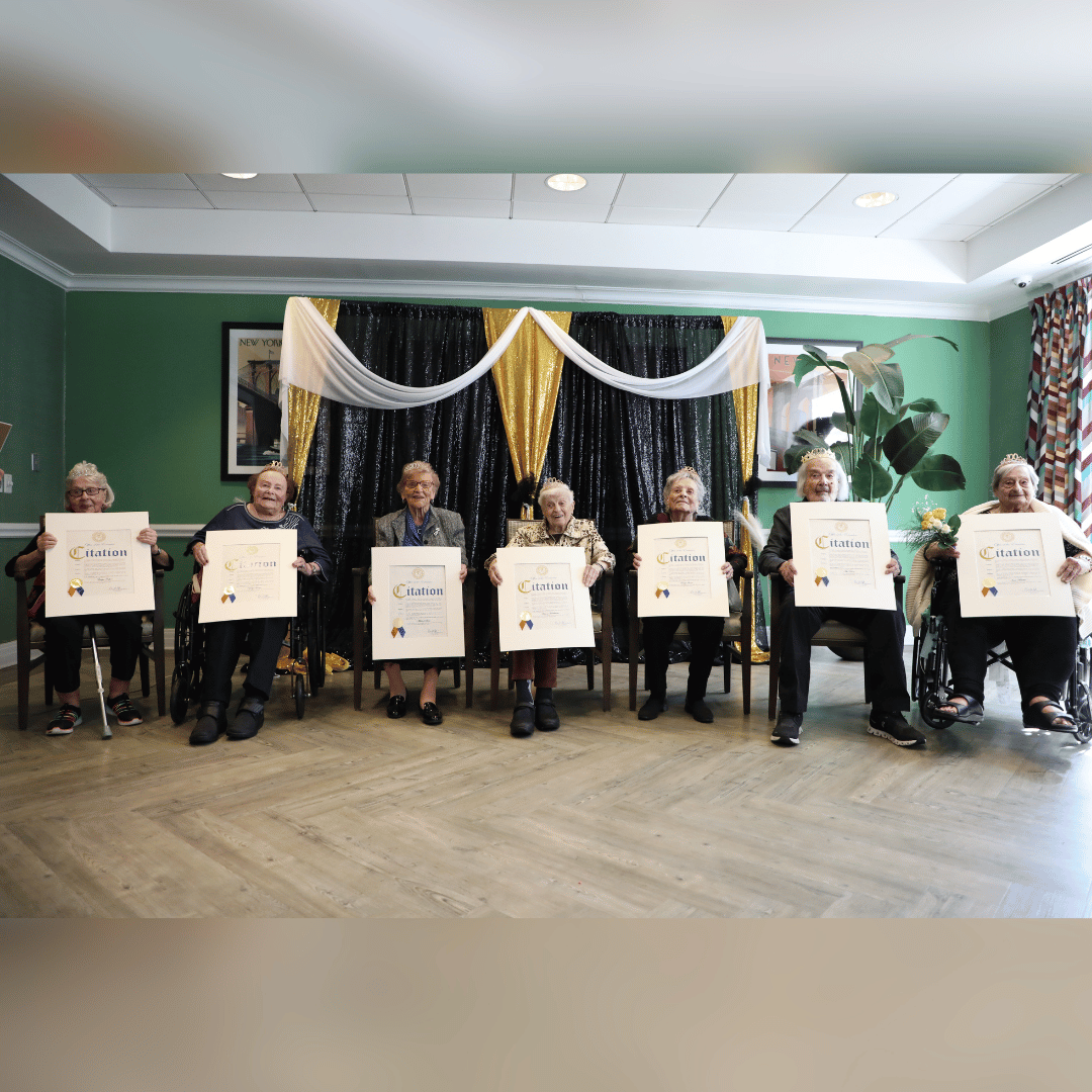 Each centenarian was awarded an honorary proclamation to celebrate their lives
