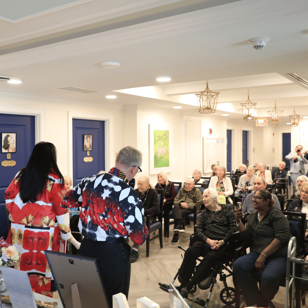 The fashion show debuted the new line Ben-Mo-2-0, dedicated to Montgomery Frazier's late husband, who had dementia