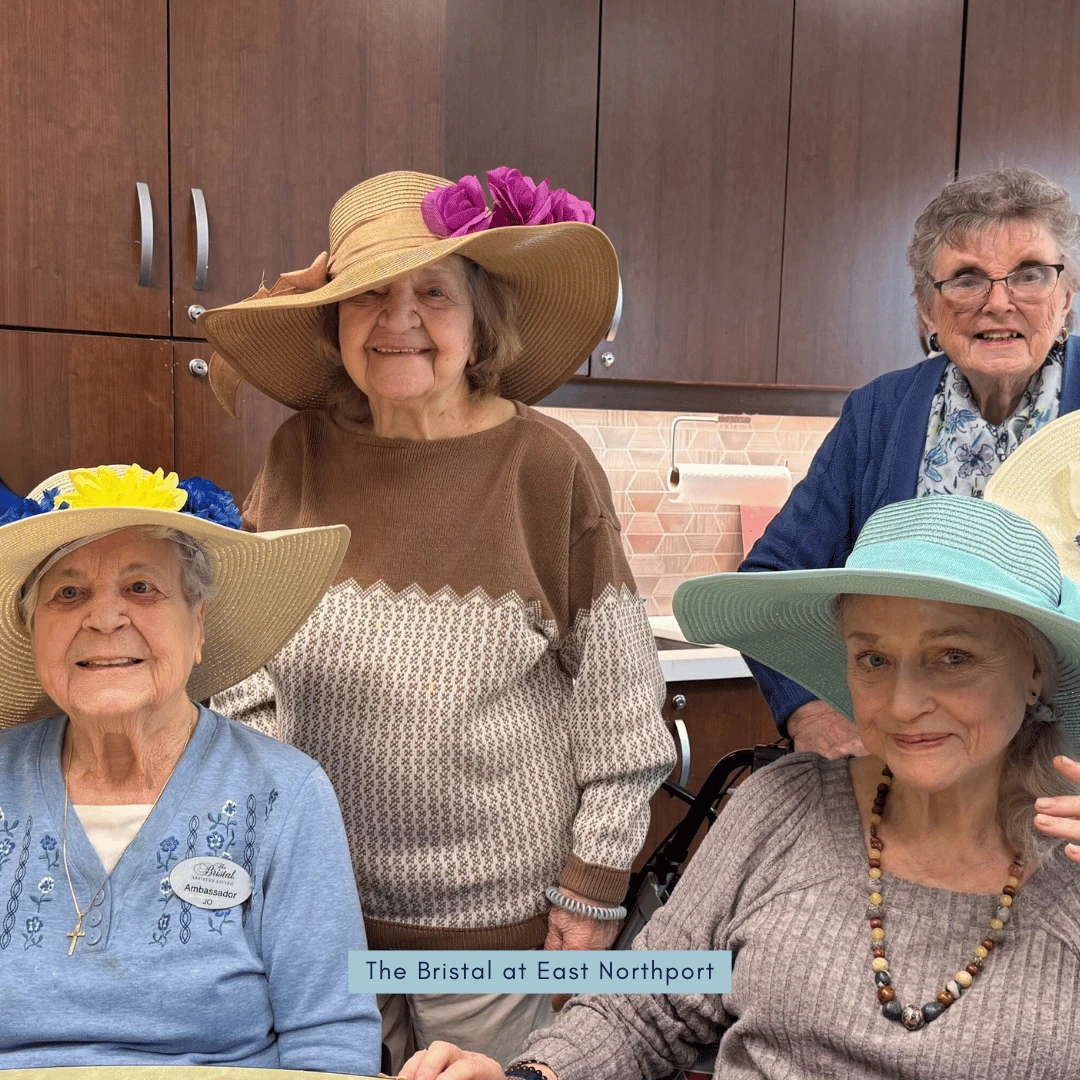 The Expressive Arts Group at The Bristal at East Northport celebrates Easter in style