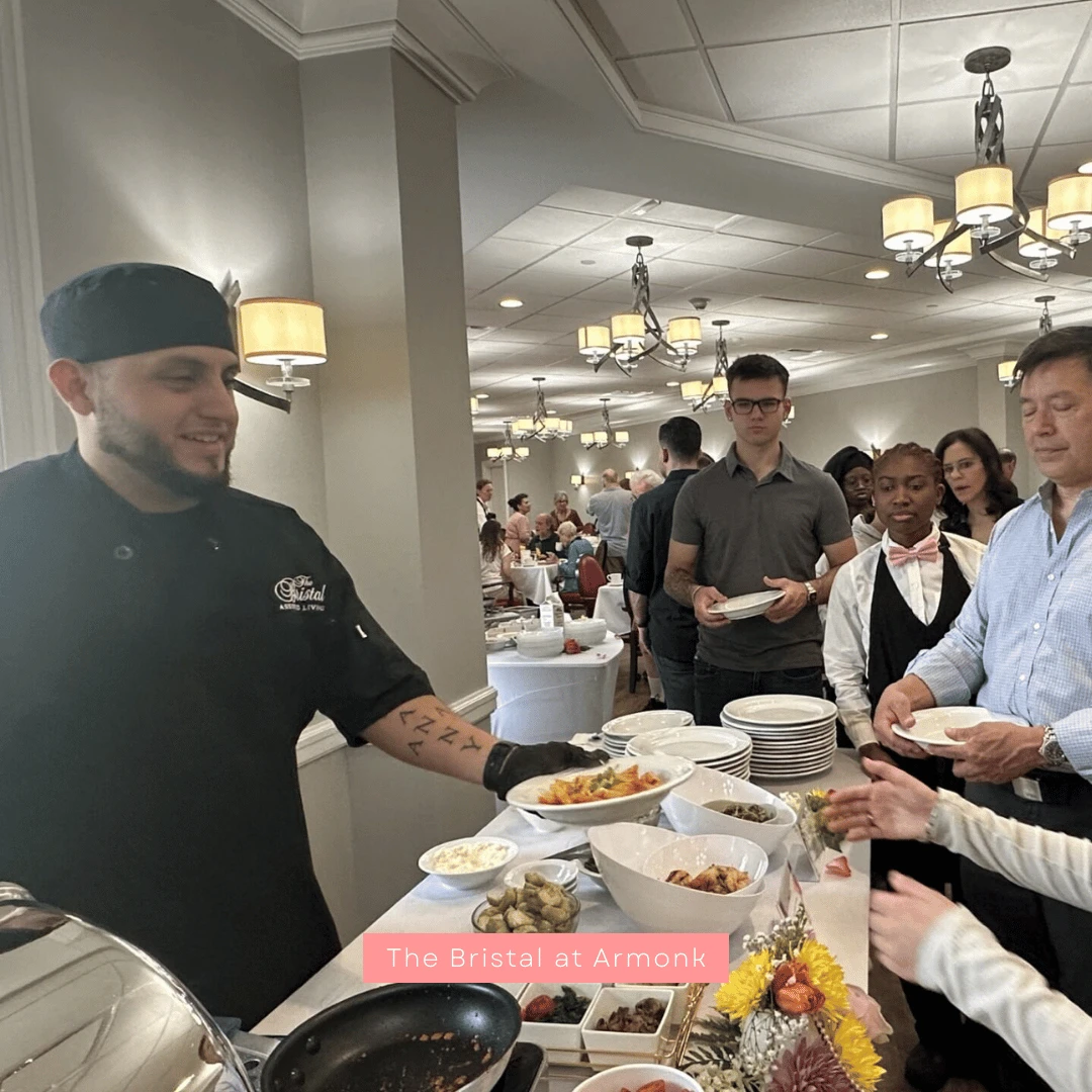 Team members at Armonk prepared a lovely brunch for Mother's Day