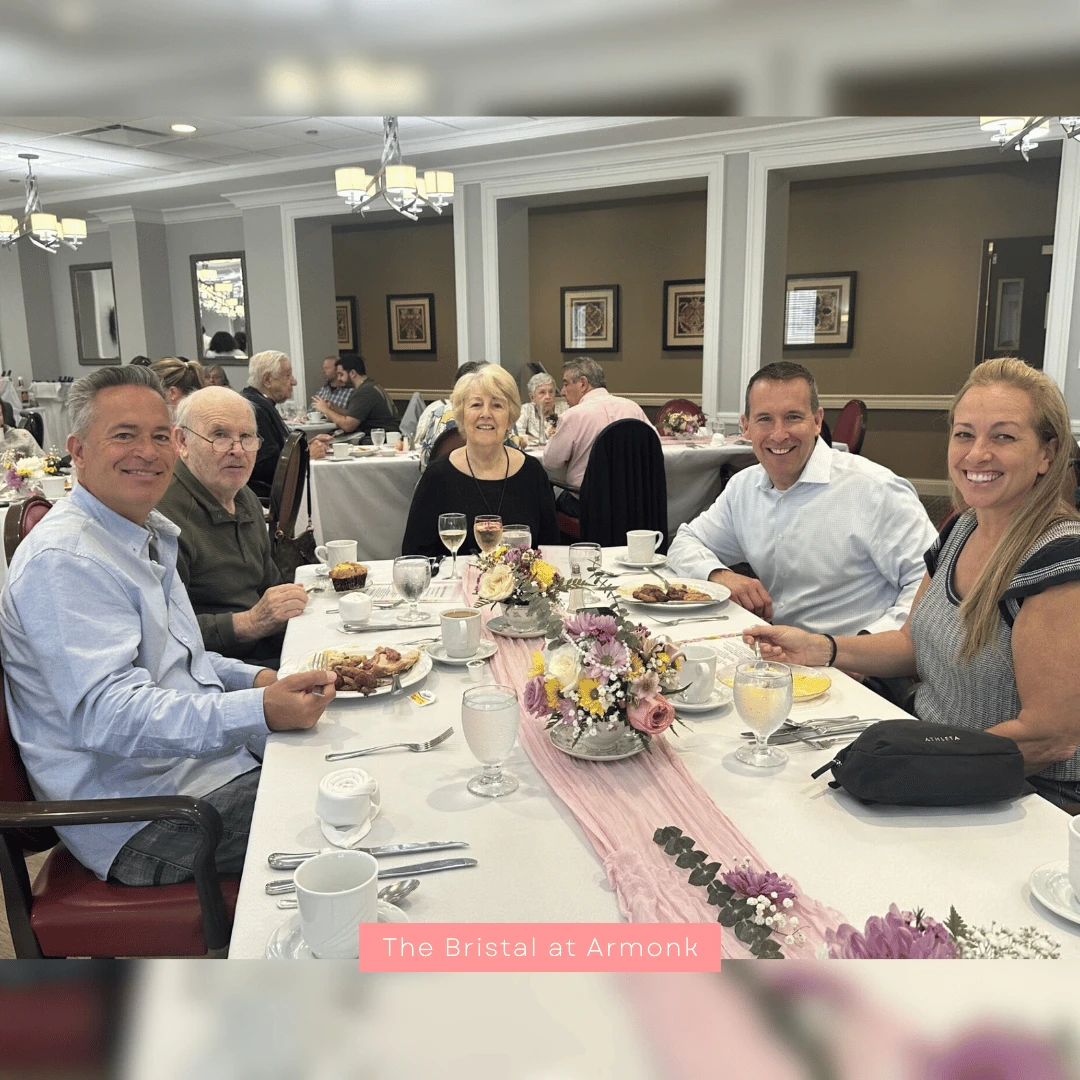 Families and friends gather for Mother's Day at The Bristal Assisted Living in Armonk