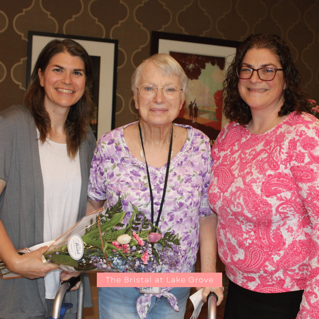 Family and friends gathered to celebrate Mother's Day at Lake Grove