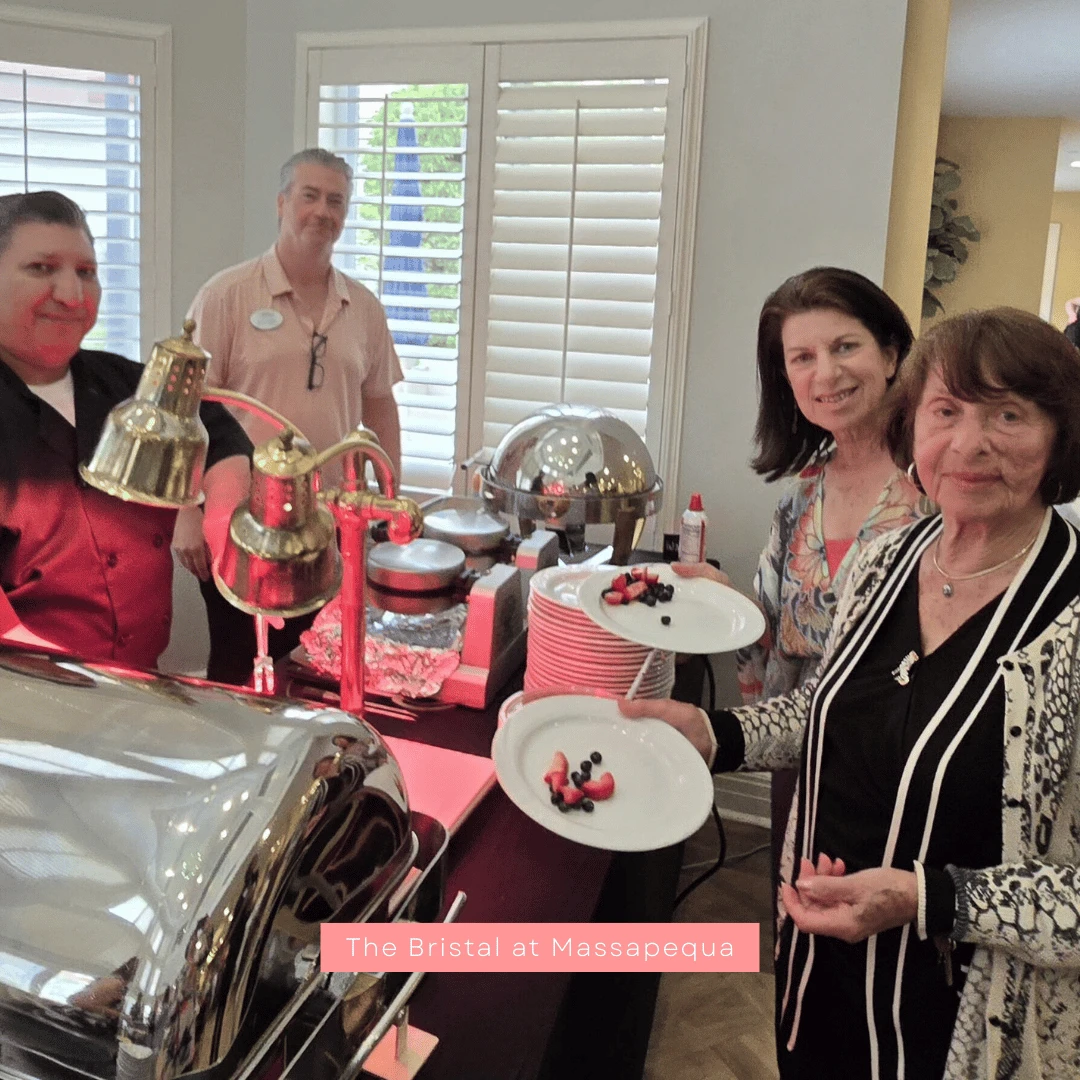 The Bristal Assisted Living communities enjoy inviting family and friends to join residents for a Mother's Day celebration on Long Island to remember