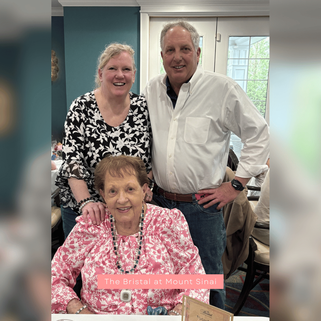 Family and friends gathered at The Bristal at Mount Sinai for Mother's Day