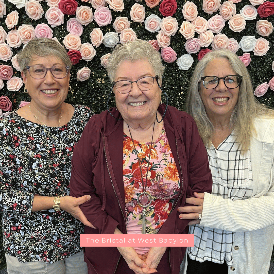Family and friends gathered with residents to celebrate all the mothers for Mothers Day