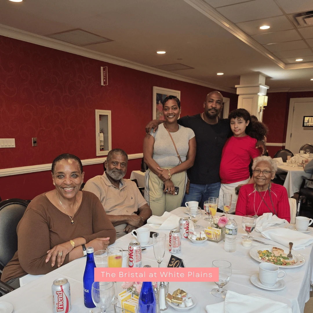 Families gather at The Bristal at White Plains for Mother's Day celebration