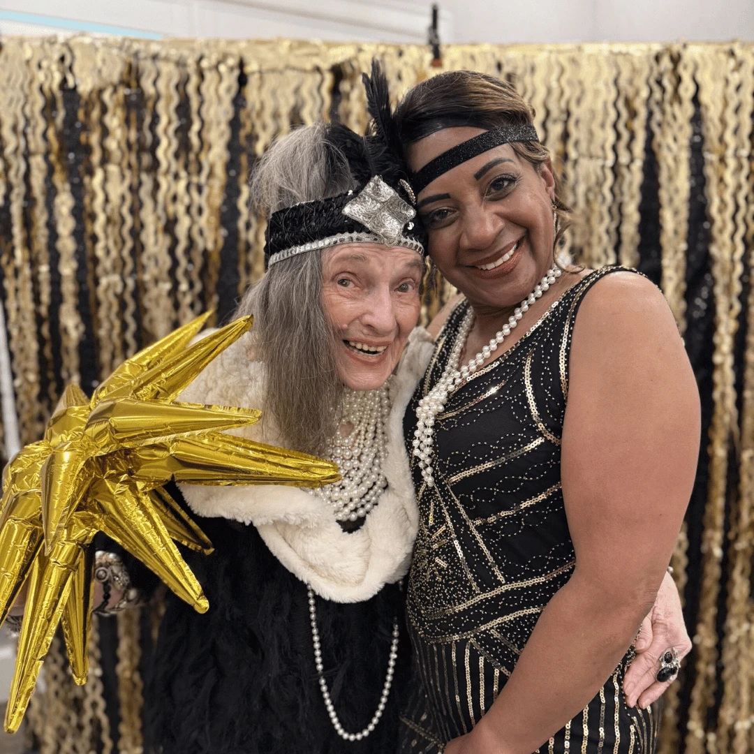 Residents dressed up for the Roaring 20s event