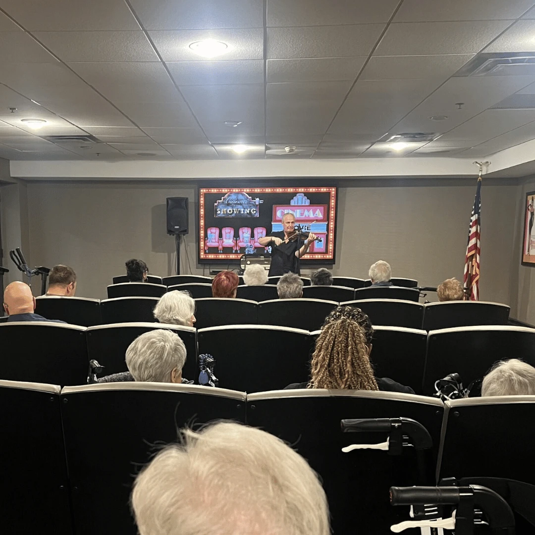 The immersive tribute to film included a musical performance and lecture about film scores 