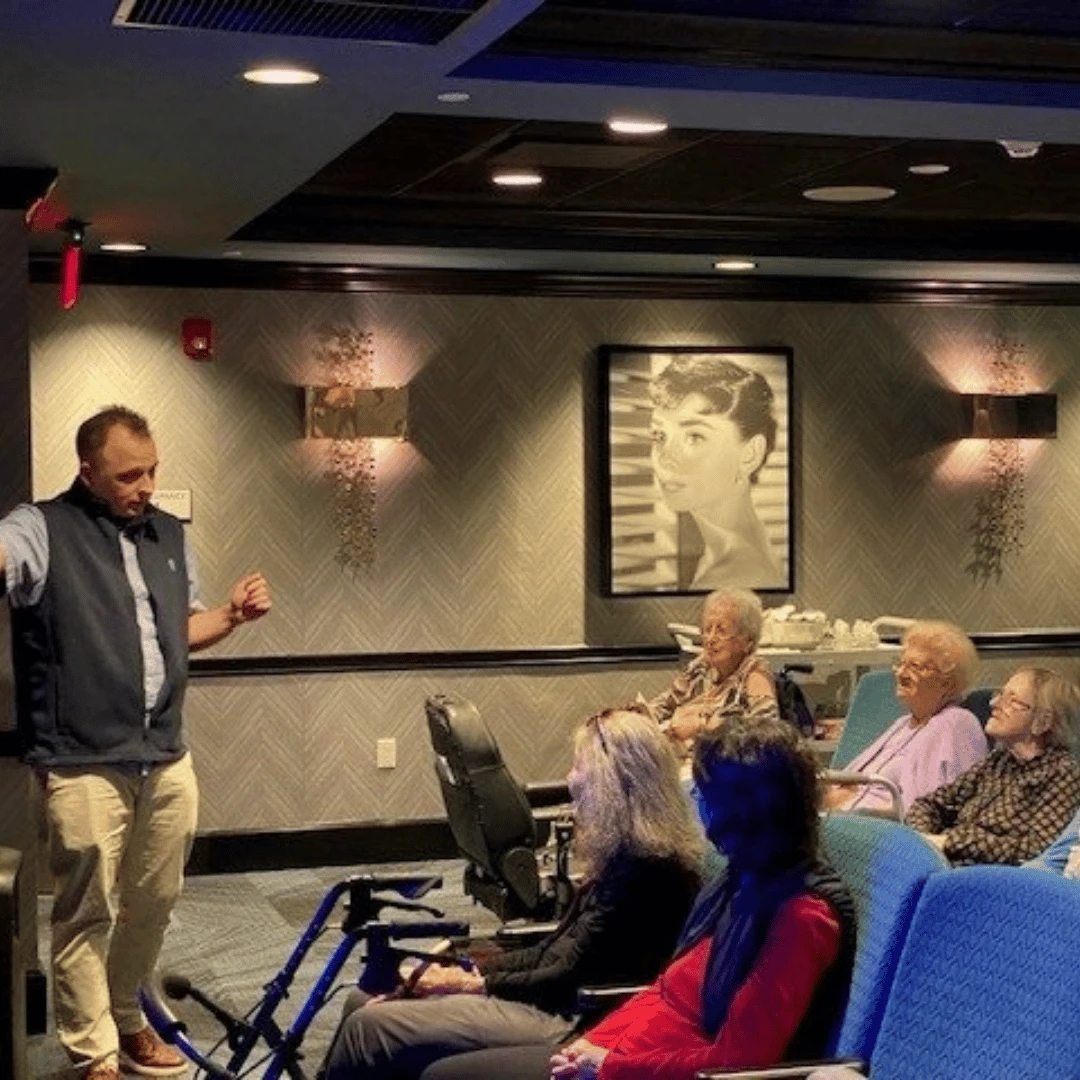 Baseball historian and great-nephew of Johnny Sylvester, Andrew Lilley, presented his documentary at The Bristal at Somerset