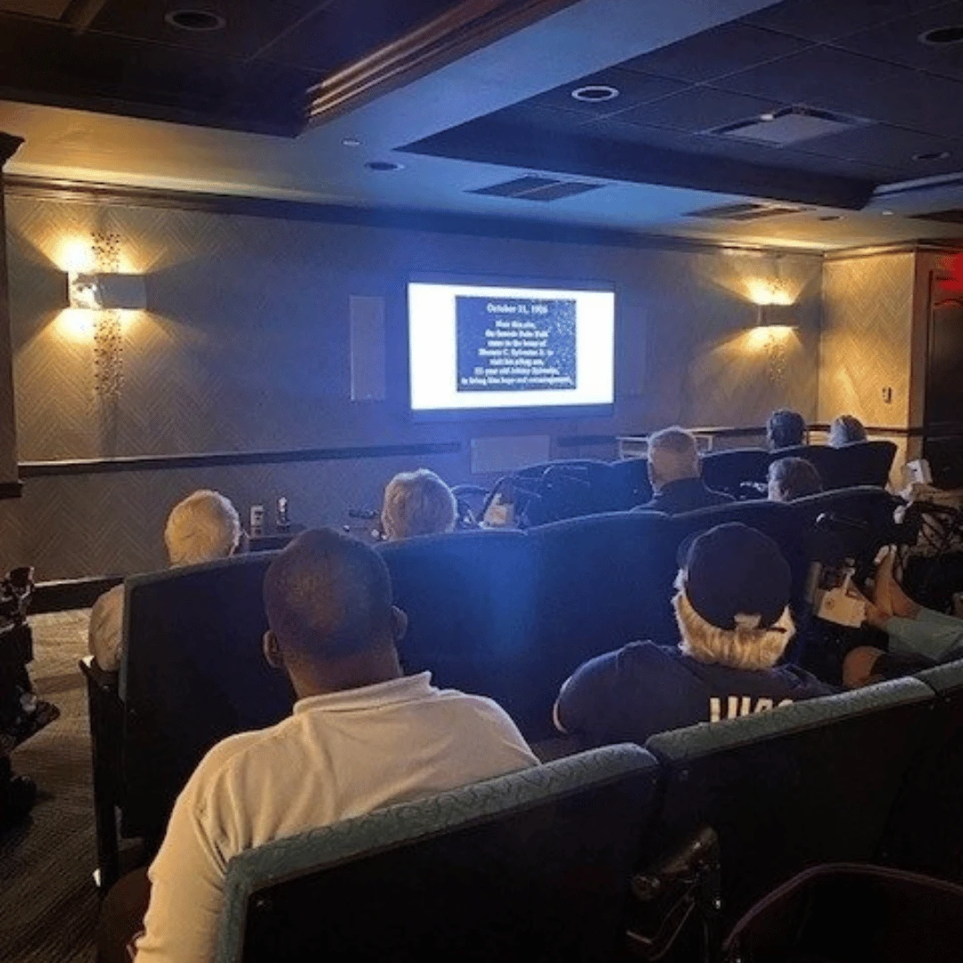 Residents of The Bristal screened I'll Knock a Homer for You, documentary film produced by Andrew Lilley