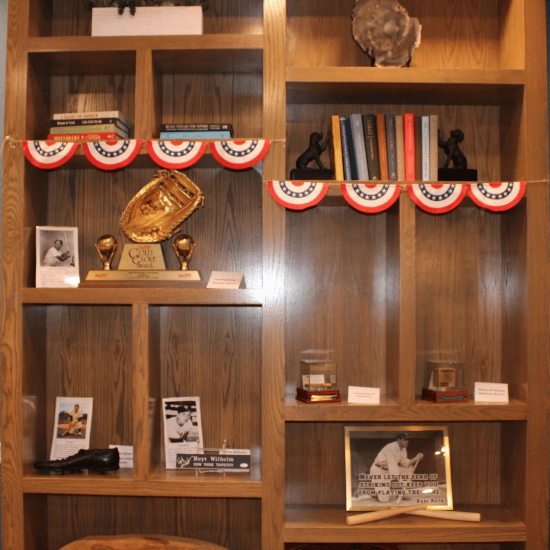 An immersive baseball history exhibit at The Bristal at Somerset