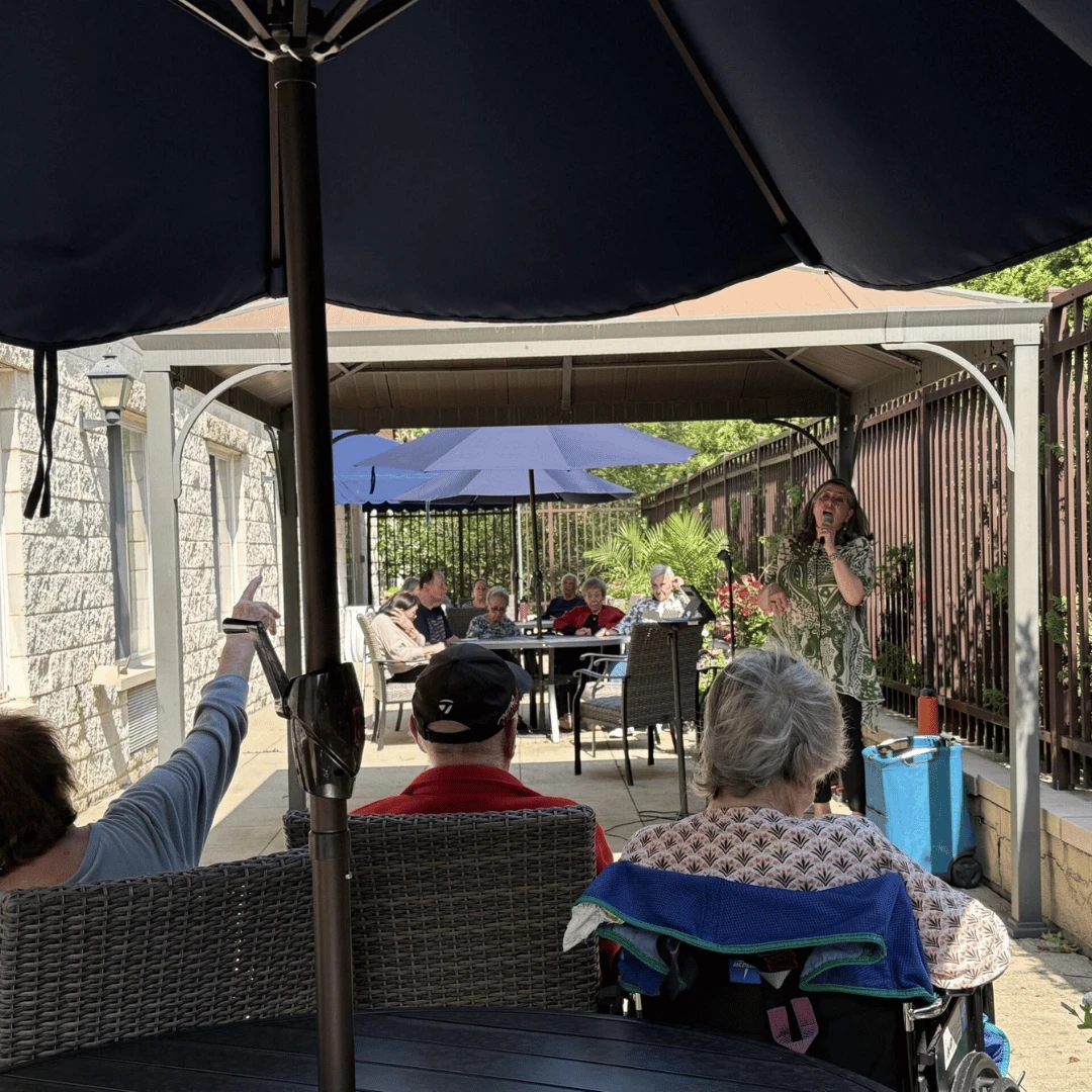 The Bristal at Westbury hosted an Immersive Italian heritage celebration including a live accordion performance on the patio