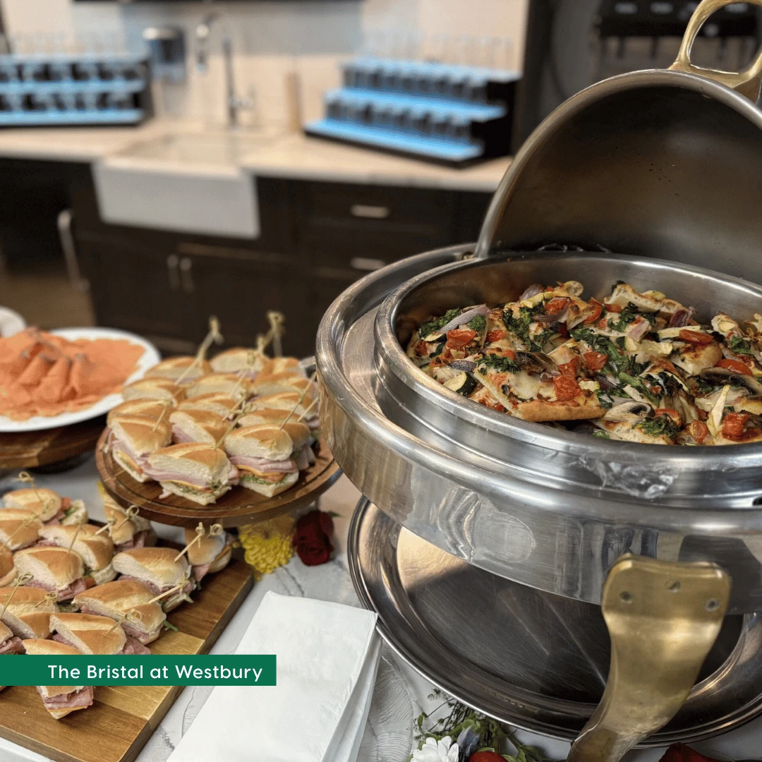 The Bristal at Westbury offered finger sandwiches and bite-sized treats for their Garden Party celebration