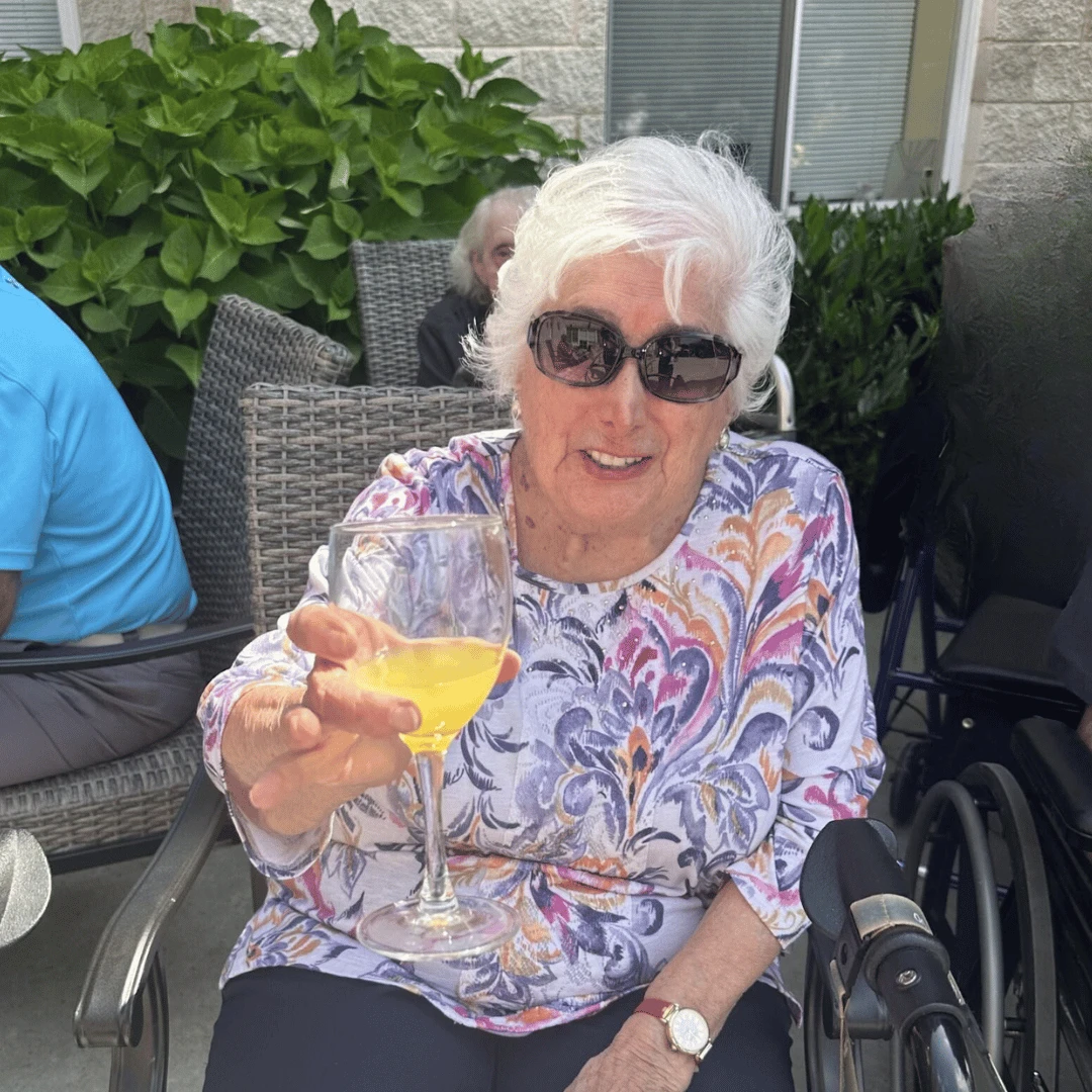 Residents enjoyed Italian treats and fresh seasonal refreshments