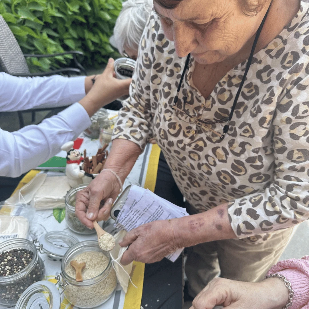 The Bristal at Westbury also had a custom spice sachet station as a sensory tribute to Italy.