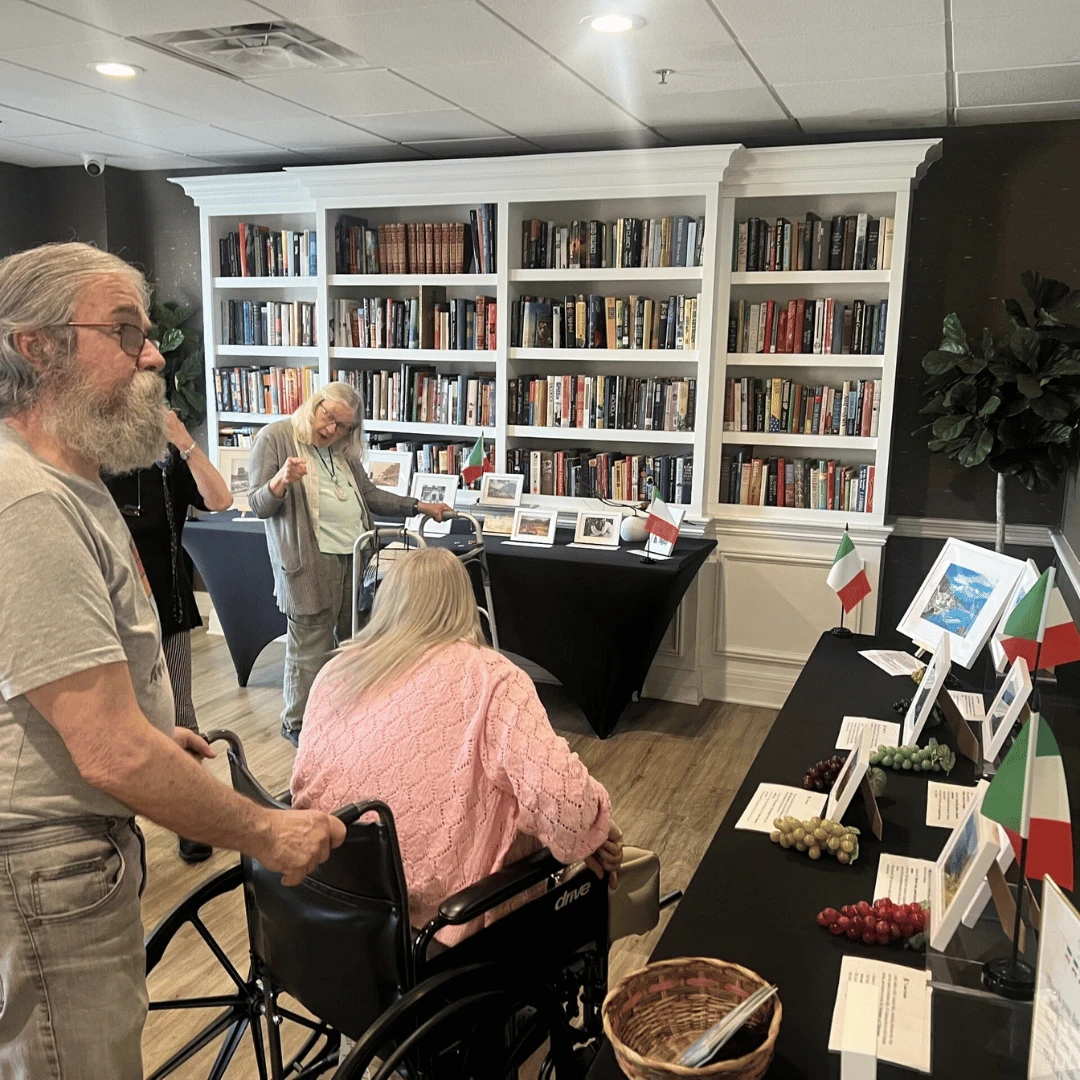 The Bristal at Westbury Italian Immersive experience featured interactive historical exhibits